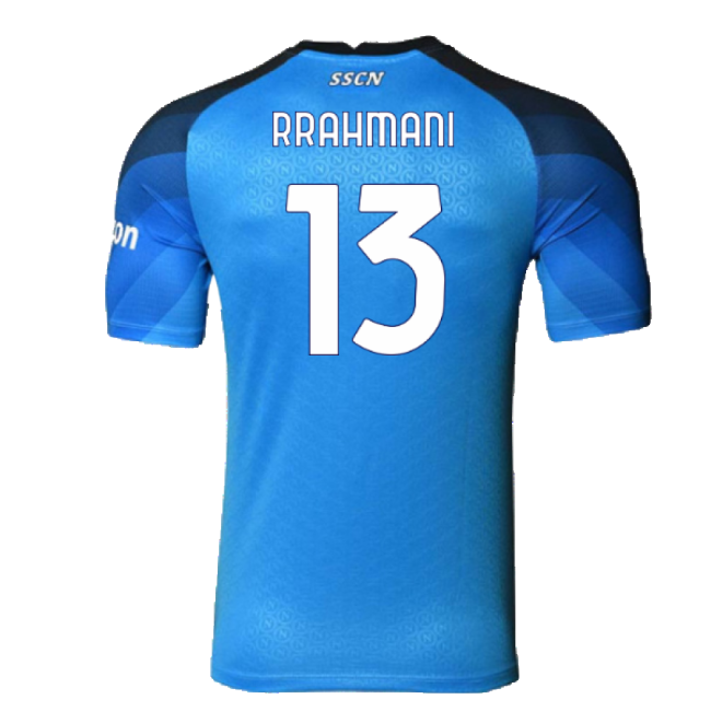Napoli Fc 2022-23 Player Issue Home Shirt (3xl) (rrahmani 13) (exce