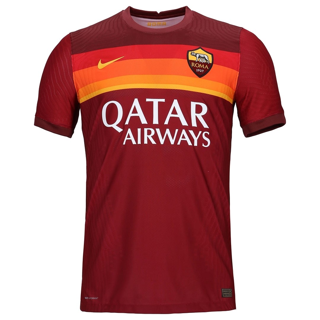 AS Roma 20-21 Home 9 DZEKO Soccer Shirt Jersey - Official Replica