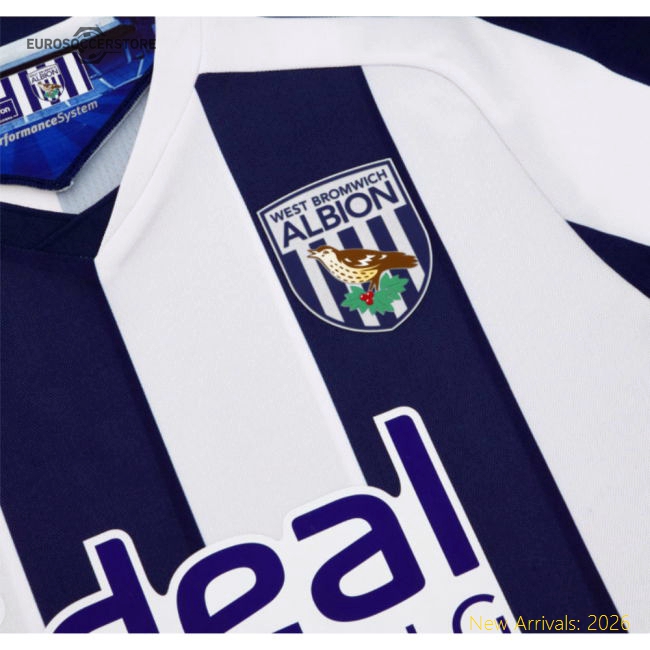 Premium 2025-2026 West Bromwich Albion Wba Home Shirt - Premium