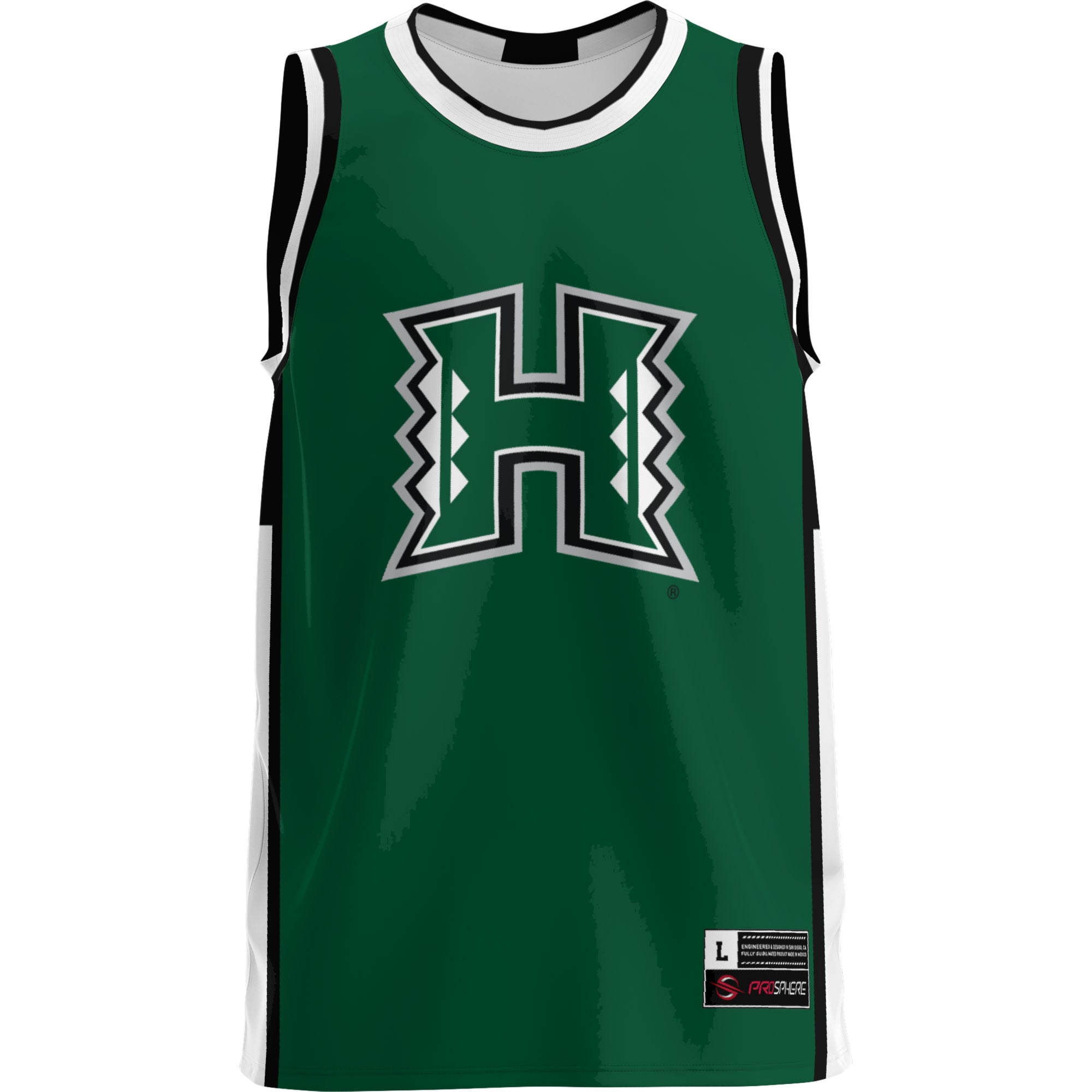 Hawaii Rainbow Warriors GameDay Greats Lightweight Basketball Jersey - Green