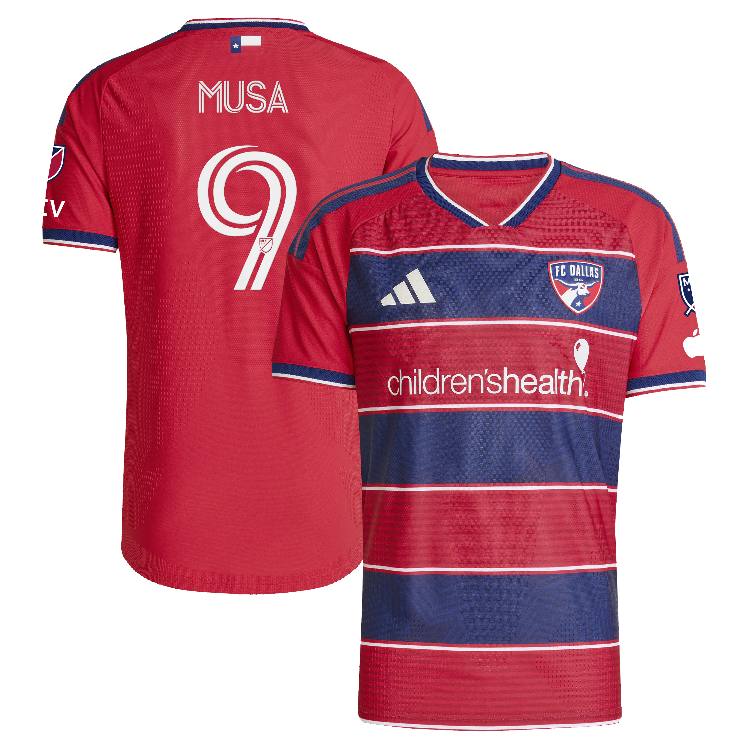 [ESK] Petar Musa FC Dallas 2026 DNA Kit On-Field Authentic Patch Jersey - Red