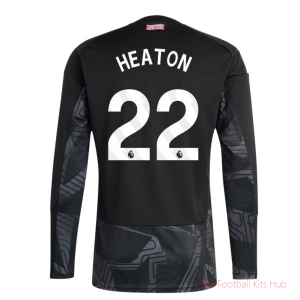 [SPK] 2026/27 Man Utd Home Goalkeeper Shirt Black Heaton 22