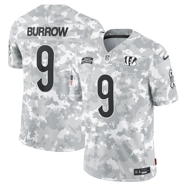 None Joe Burrow Limited Jersey - Camo | NFL Player Jersey | NFL Footba
