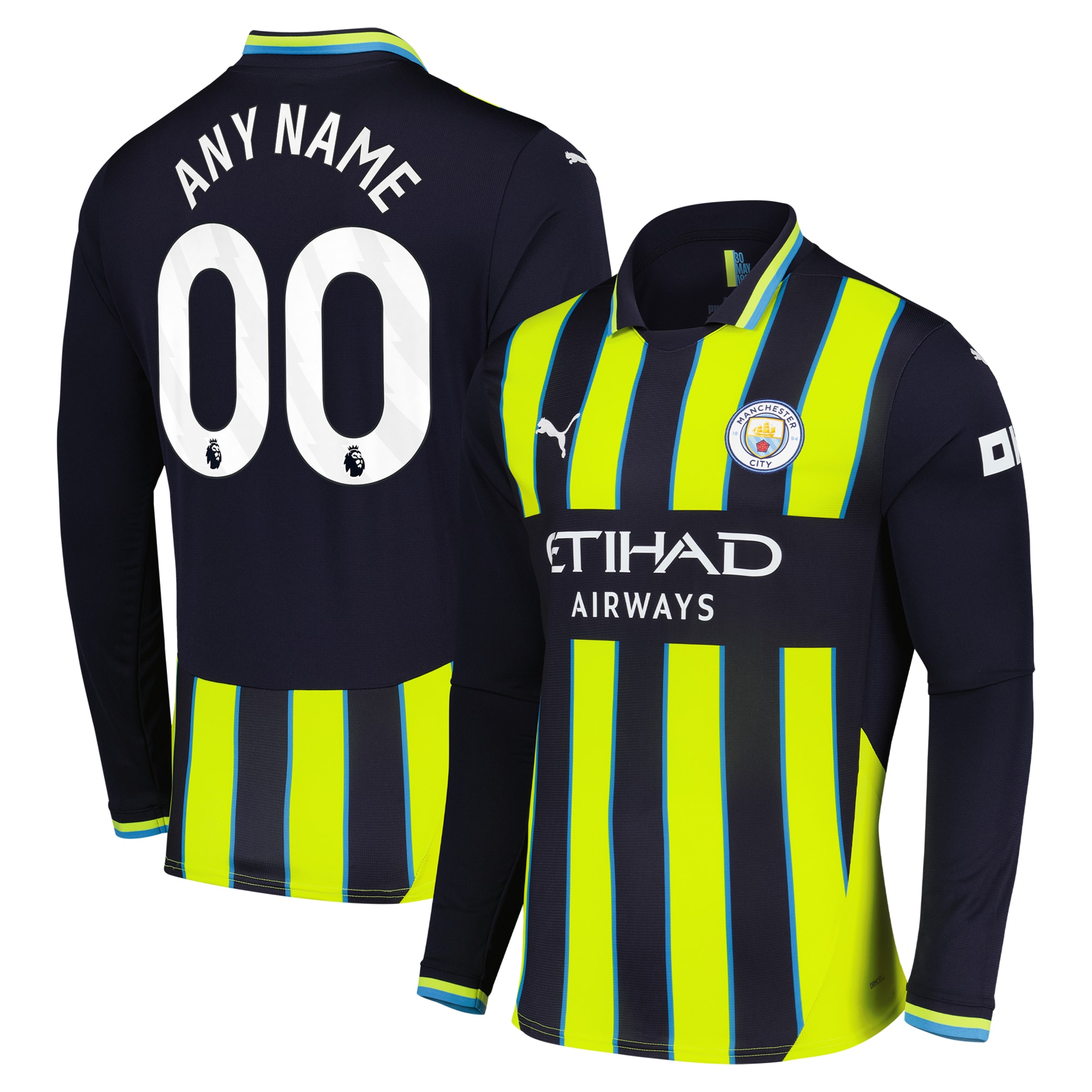 Man City Men's 2024 Authentic Replica - Official Merchandise -