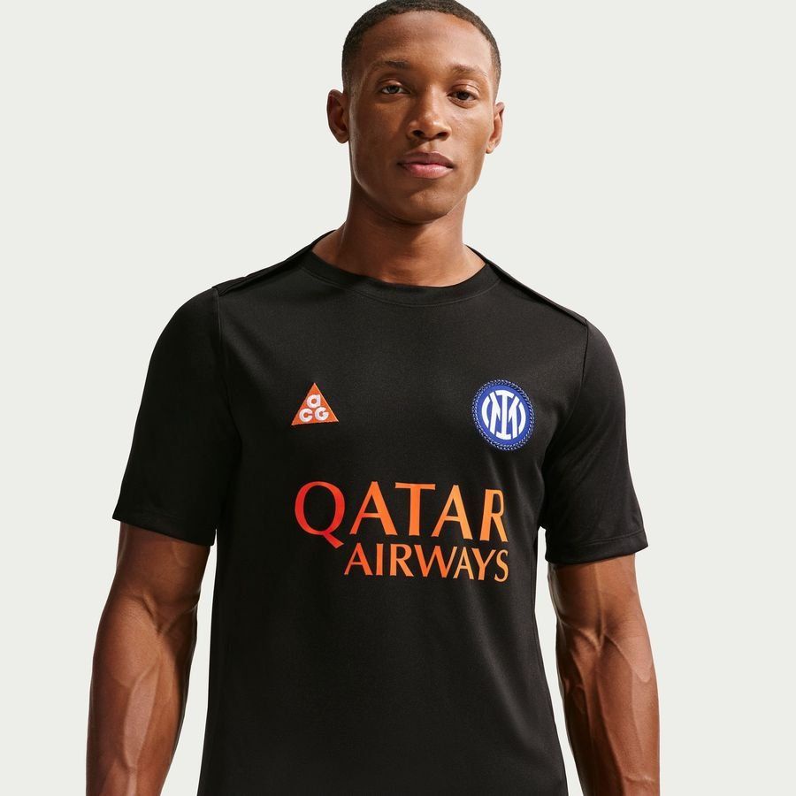 [EFKS] Inter ACG Dri FIT Academy Pro Pre Match Black/Safety Training Orange Apparel X