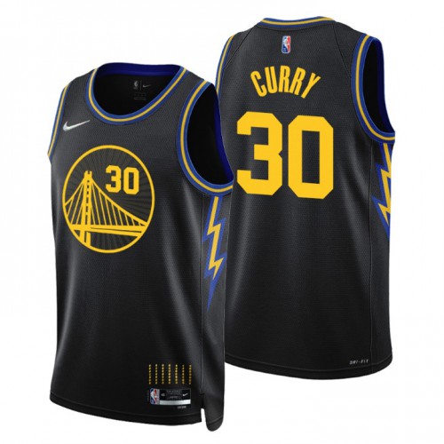 Black GSW Stephen Curry #30 Nike Professional Jersey Basketball Jersey