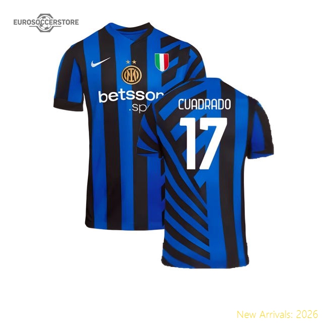 2024-2025 Inter Milan Home Jersey Football Jersey (Cuadrado 17)