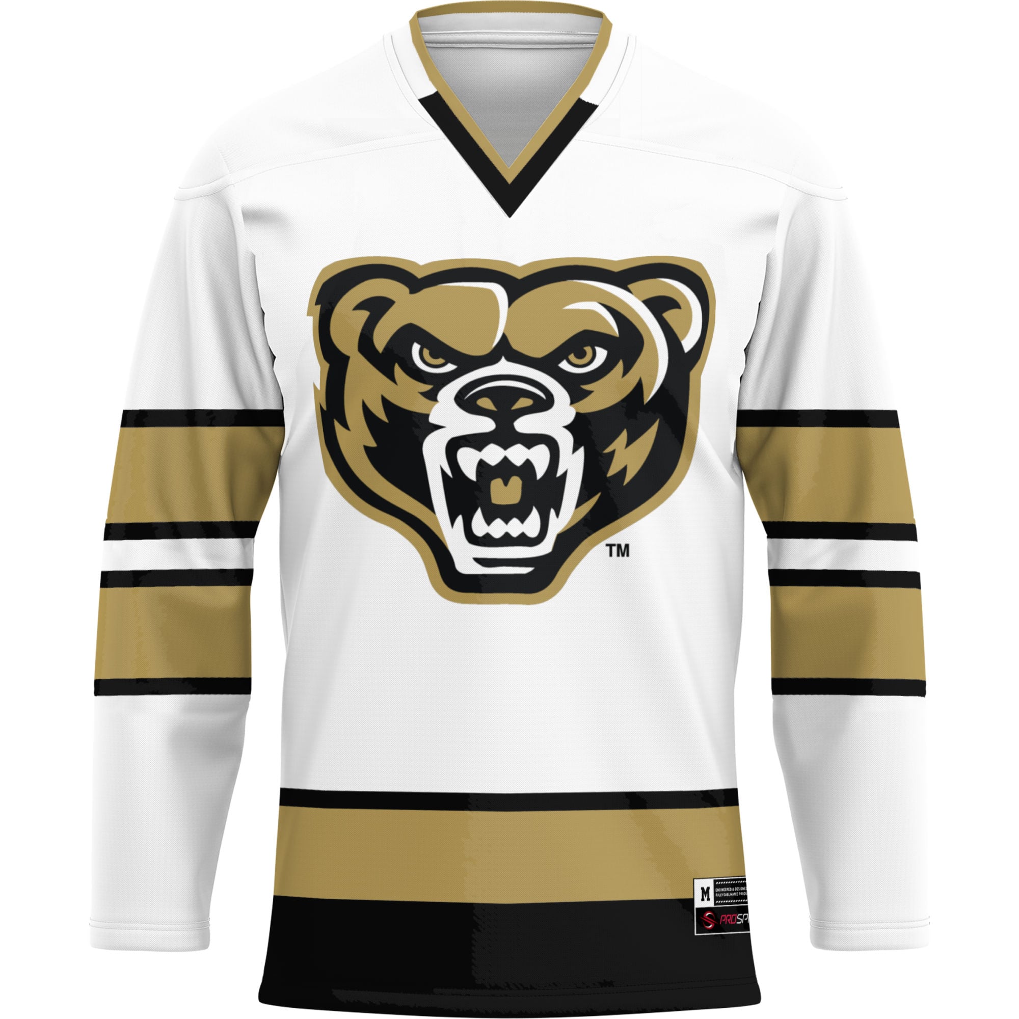 [DDG] Oakland Golden Grizzlies GameDay Greats Hockey Jersey - White