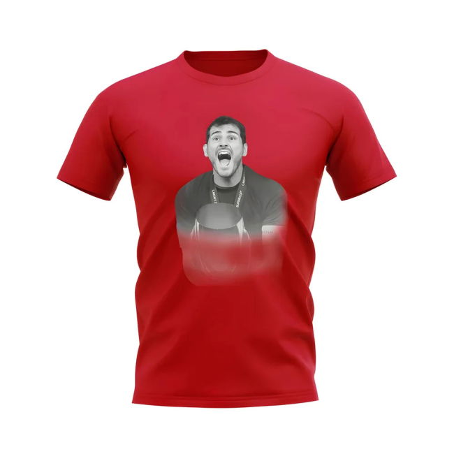 RM Football T-Shirt (Red) Reinforced Seams Stitching