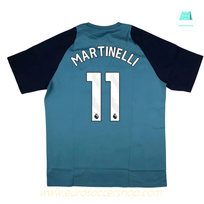 2025-2026 Arsenal Training Tee (Blanch Blue) (Martinelli 11)