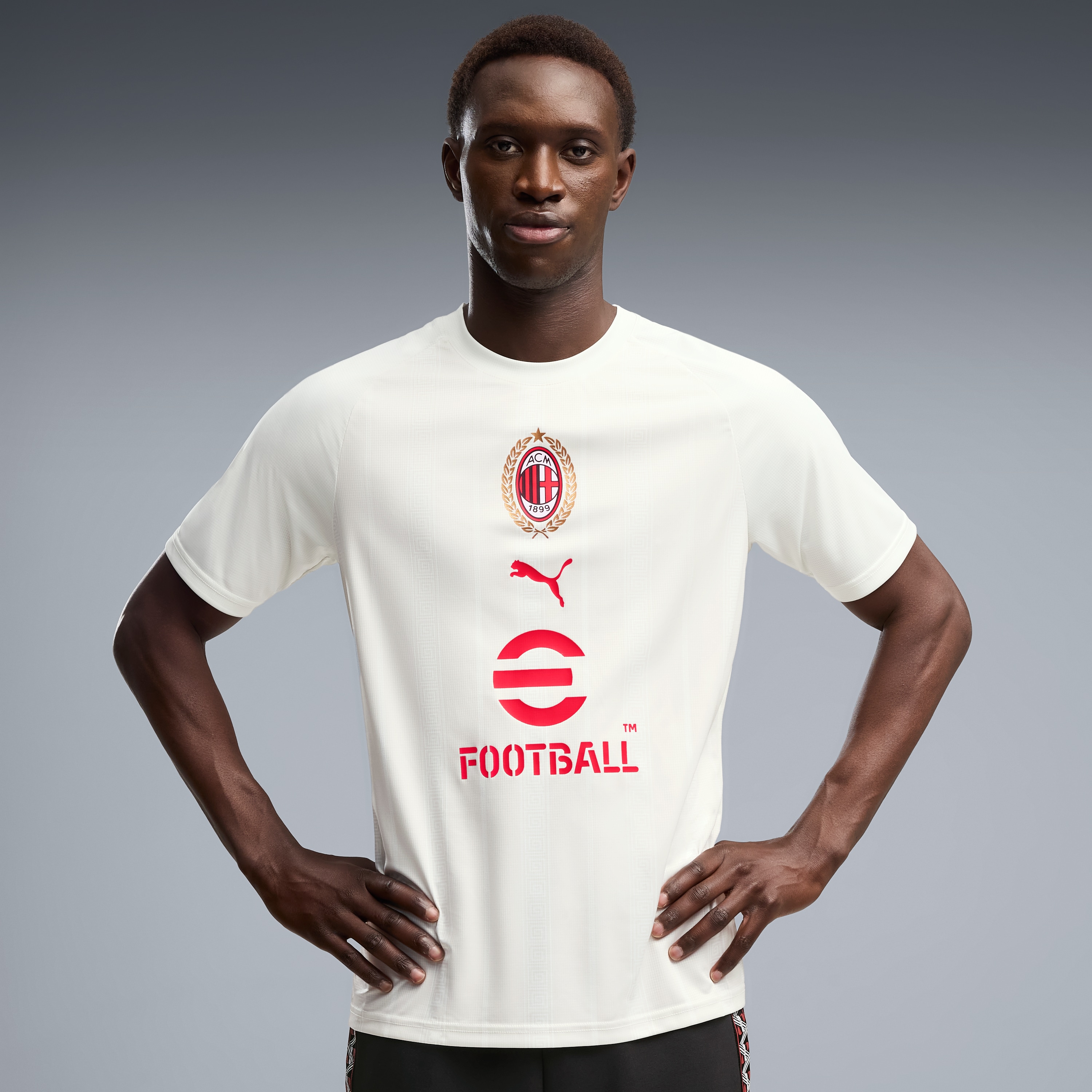 [SJH] AC Milan 2026/27 Pre-Match Jersey Top - Cream