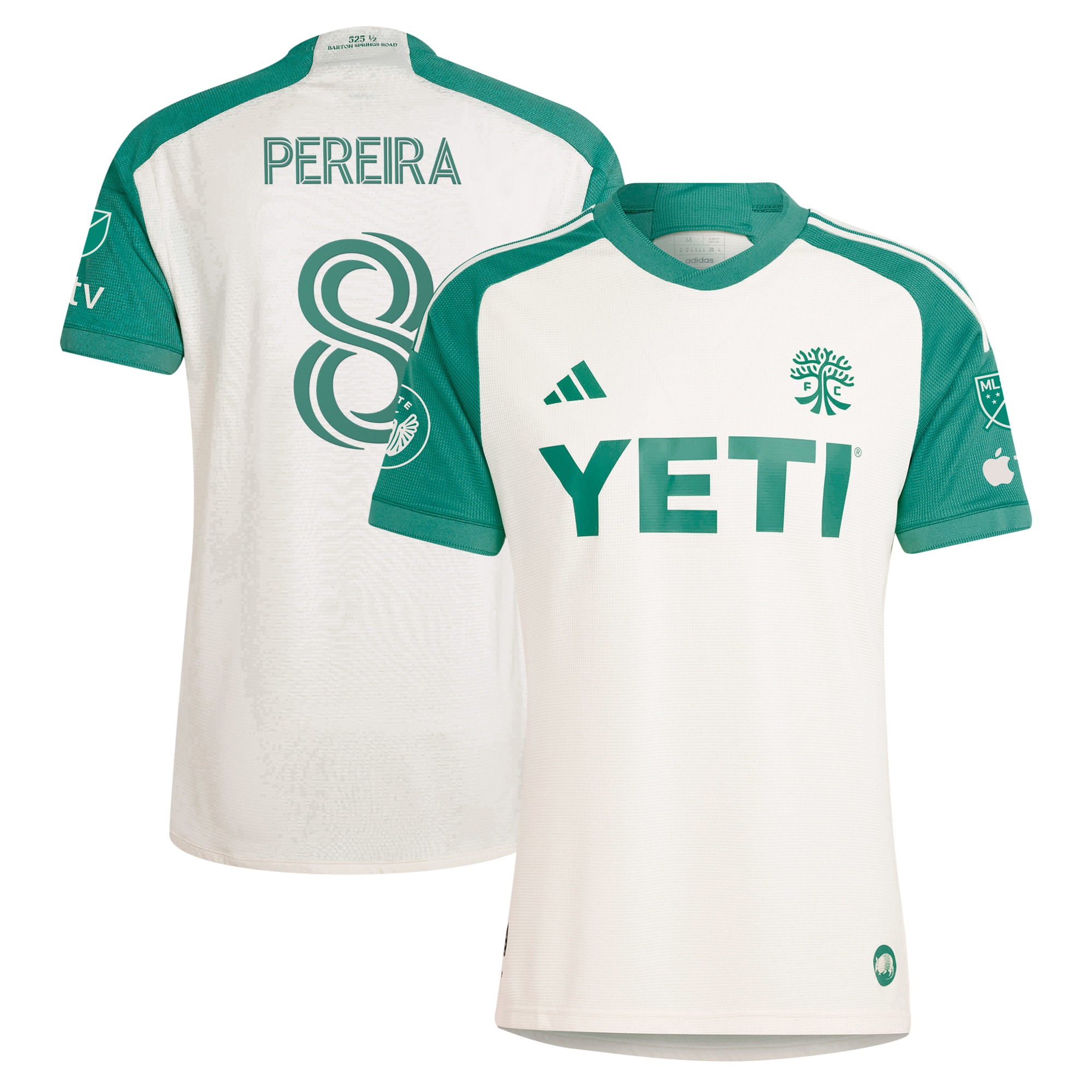 [JED] Youth Daniel Pereira Austin FC 2024 The Armadillo Kit Authentic Player Jersey - Tan