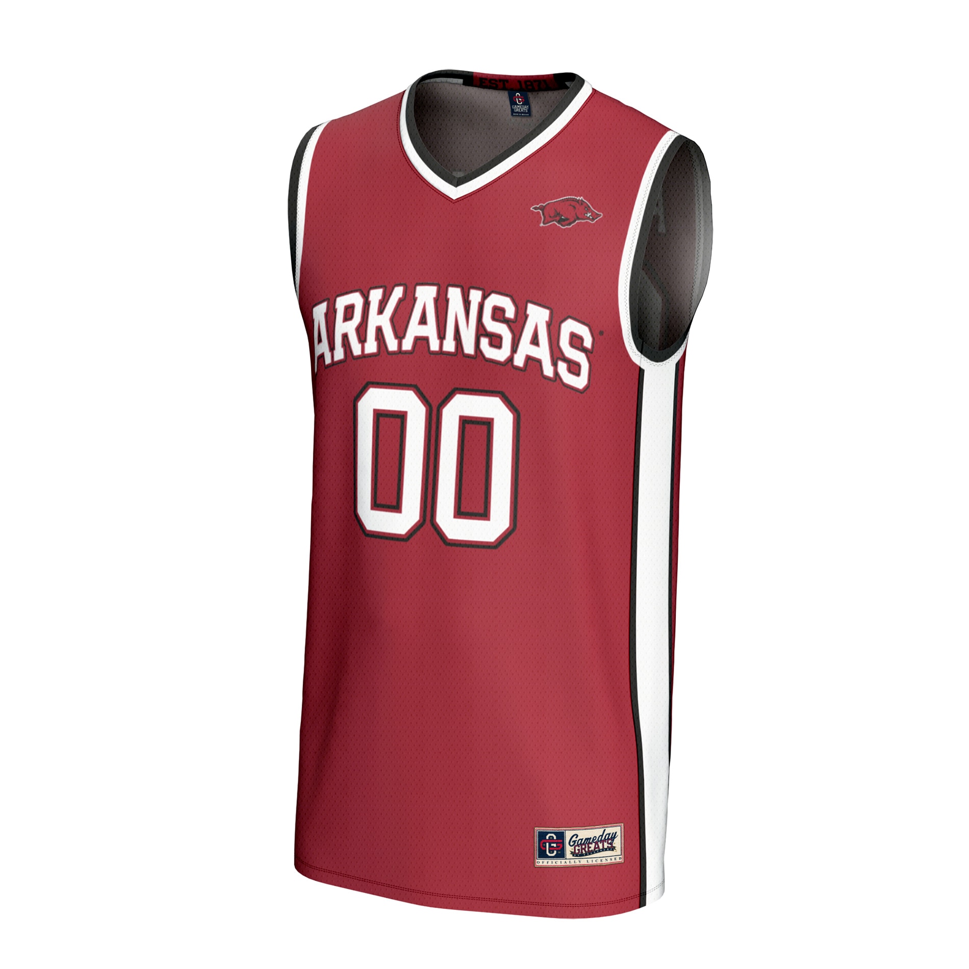 [NJP] Arkansas Razorbacks GameDay Greats Unisex Lightweight Collegiate Women's Basketball NIL Pick-A-Player Fashion Jersey - Cardinal