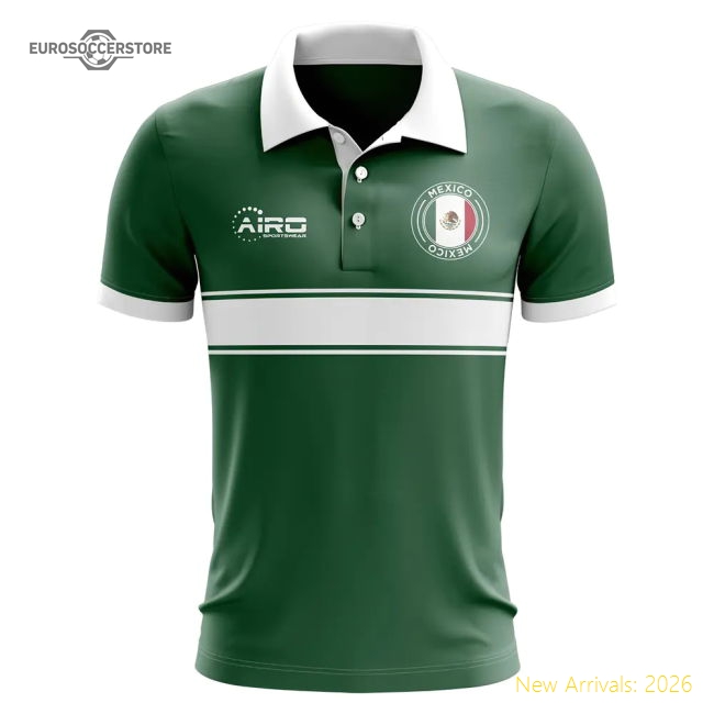 Outstanding El Tri Concept Stripe Polo Shirt (green) - Supporter Edition