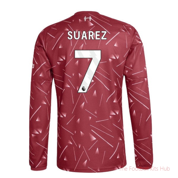 [JED] 2026-2027 Liverpool Long Sleeve Home Shirt Kids Suarez 7