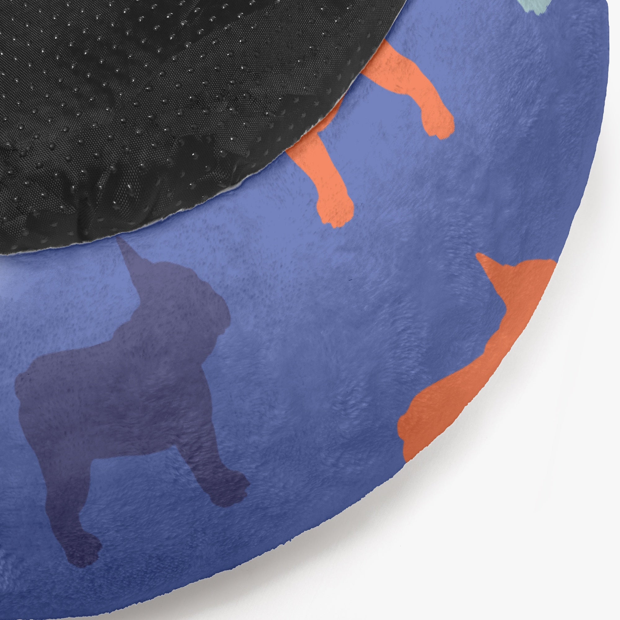 MILO - Cloud-Comfort Frenchie Bed | Anti-Anxiety French Bulldog Donut Bed