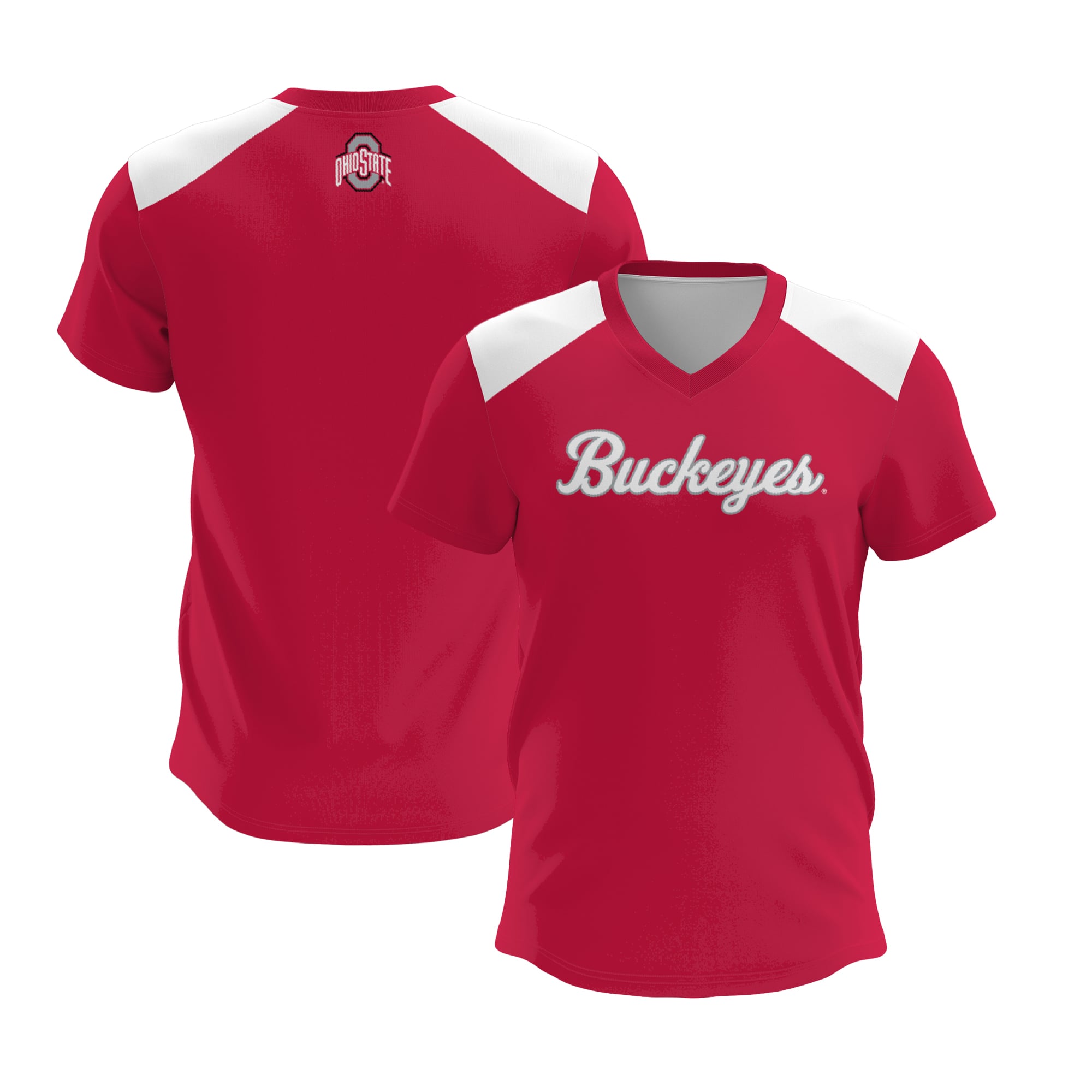 Ohio State Buckeyes GameDay Greats Unisex Lightweight Lacrosse Jersey - Scarlet