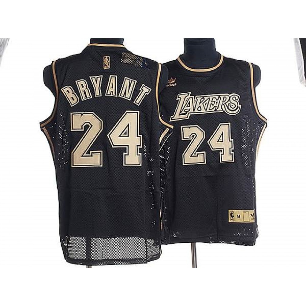 Performance Retro Men's Lakers #24 Kobe Black Basketball Jersey