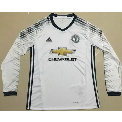 Manchester United Third 2016-17 LS Soccer Jersey Shirt - Official