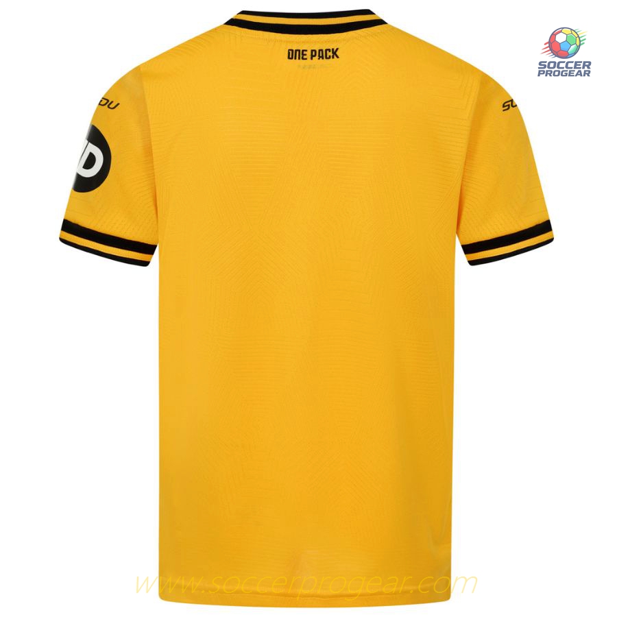Youth Wolverhampton Home Team Jersey 2024-2025 Season