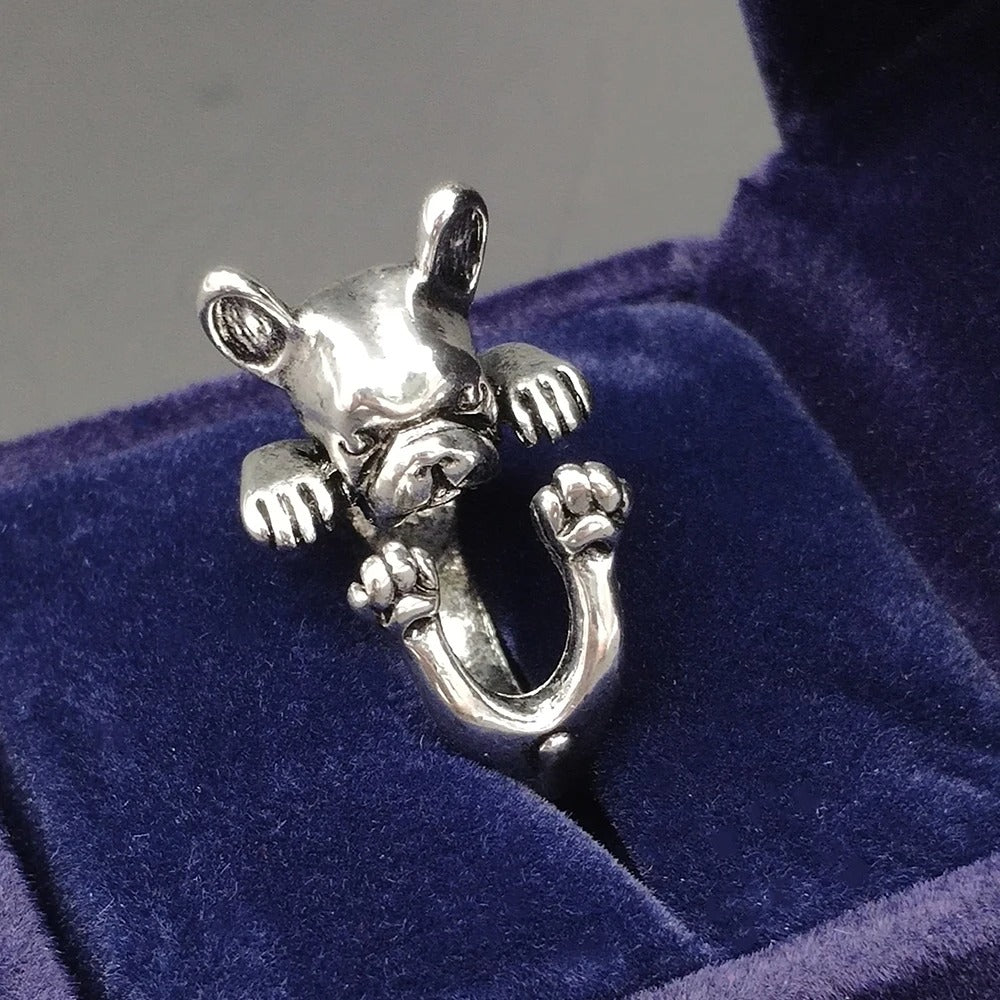 French Bulldog Pawmette French Bulldog Ring Jewelry – Adjustable Dog