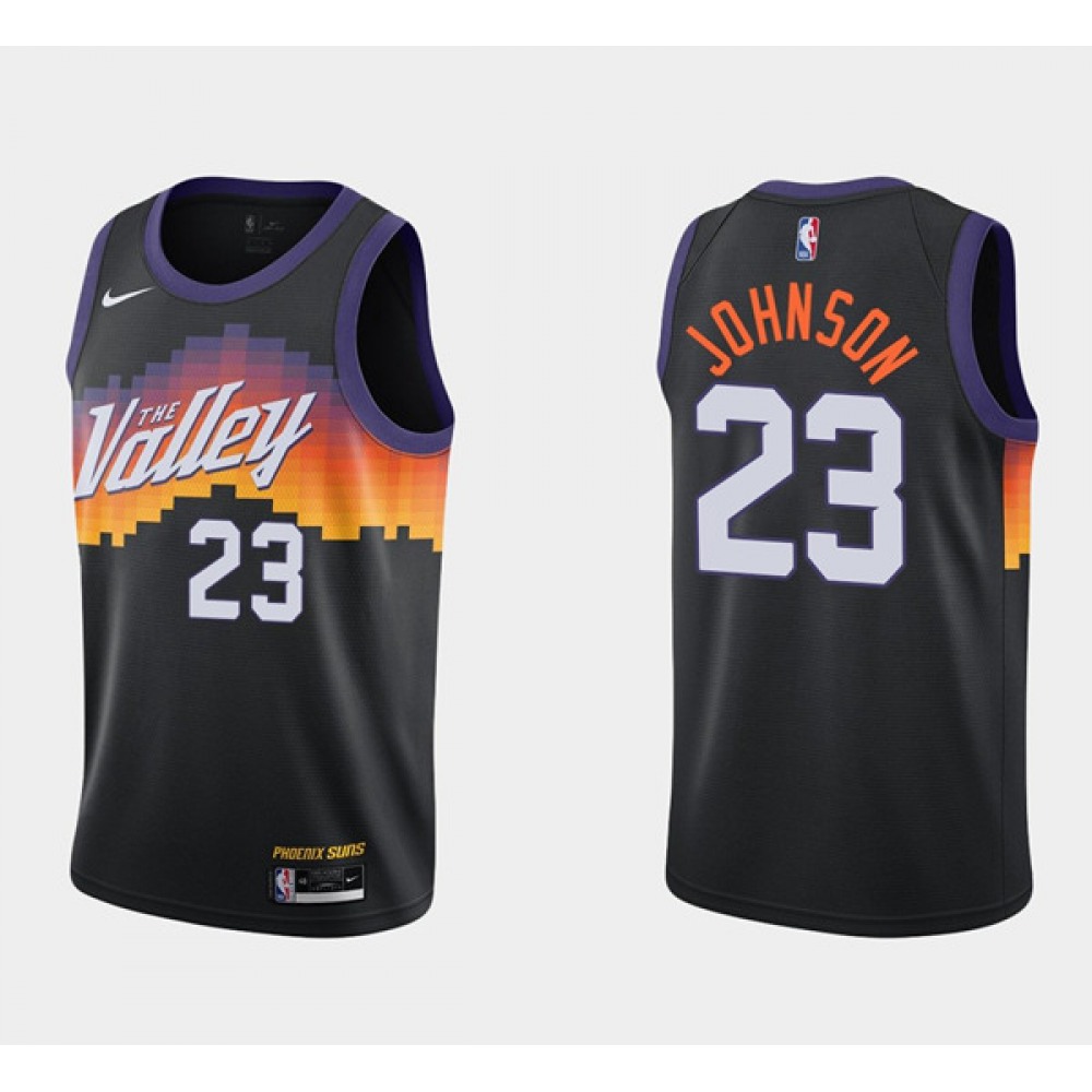 Game Day Modern Men's PHX #23 Cameron Black Basketball Jersey