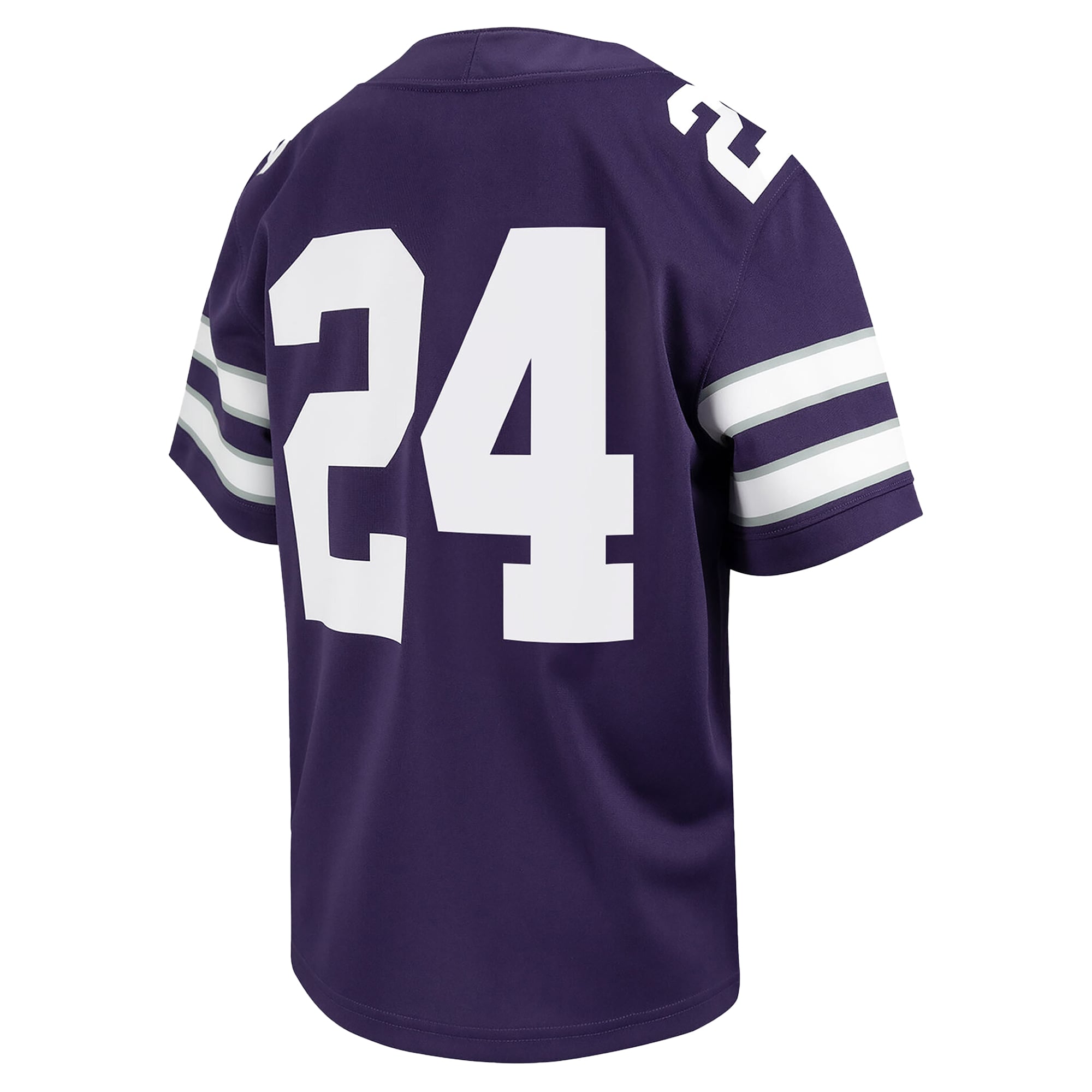 Youth #24 Purple Kansas State Wildcats Football Jersey