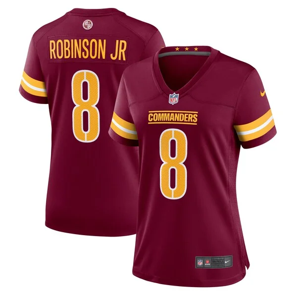 None Game NFL Jersey - Burgundy | Authentic Football Apparel