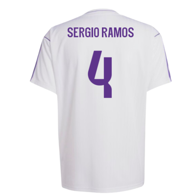 Real Madrid Football Shirt (White) Lightweight Antibacterial