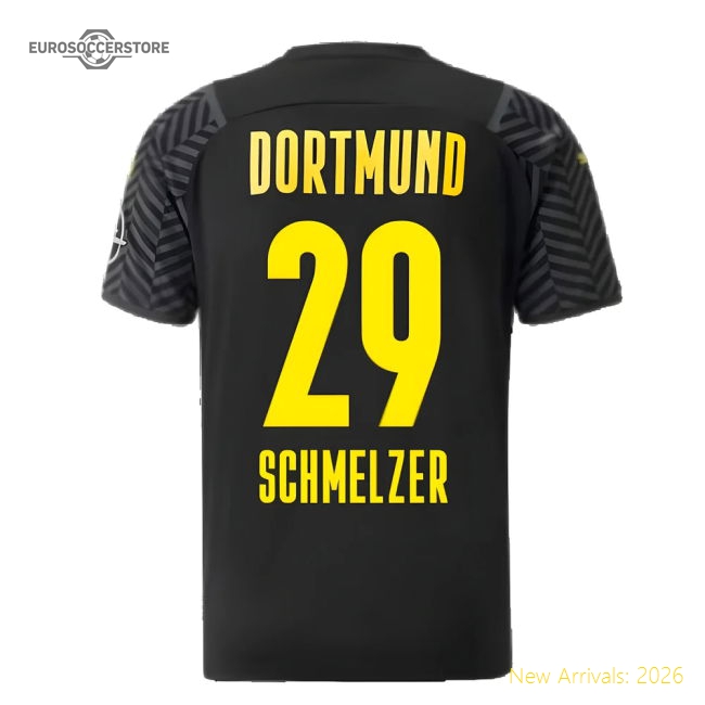 Popular 2021-2022 Borussia Dortmund Away Shirt (Schmelzer 29)