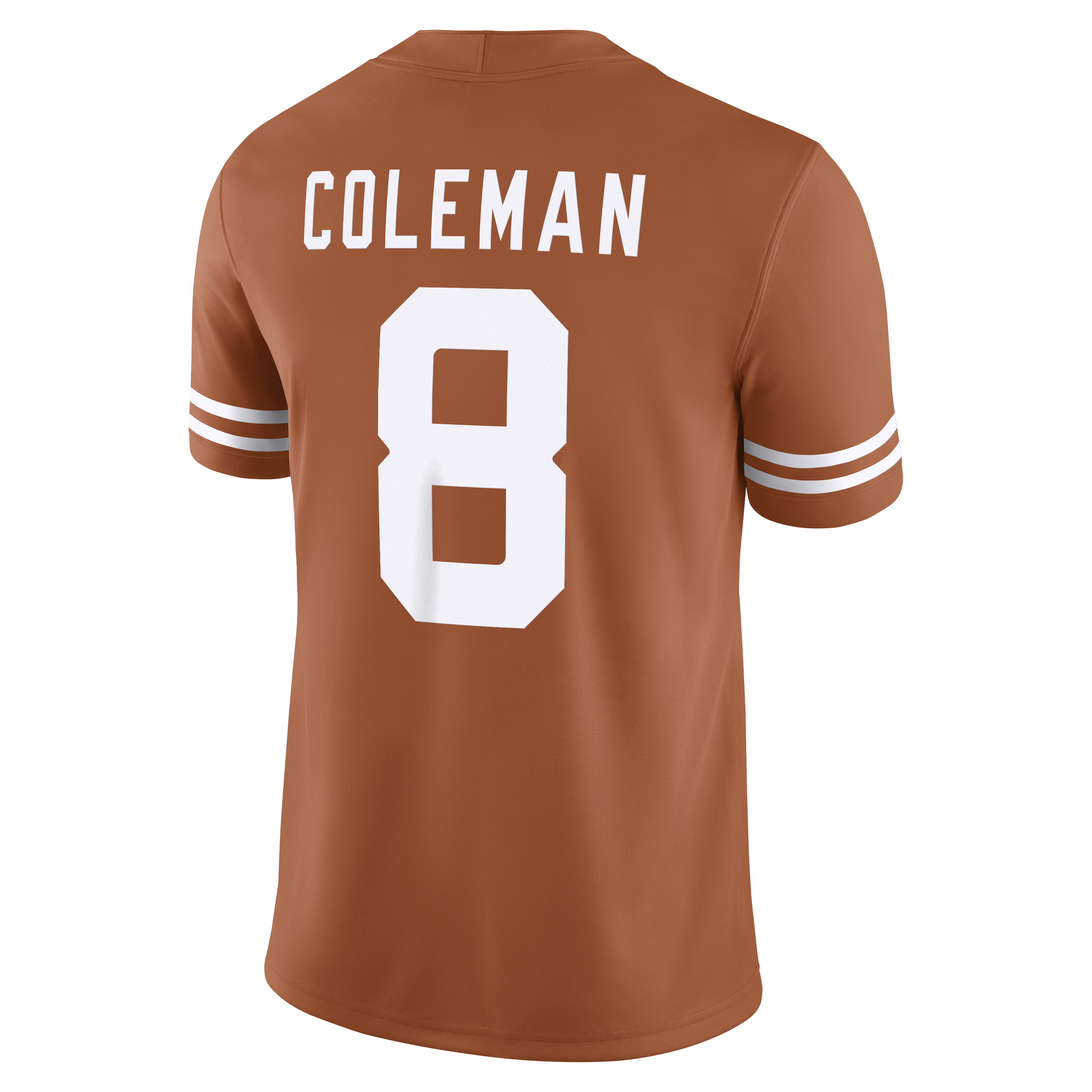 [NJP] Cam Coleman Texas Longhorns Game Football Jersey - Texas Orange
