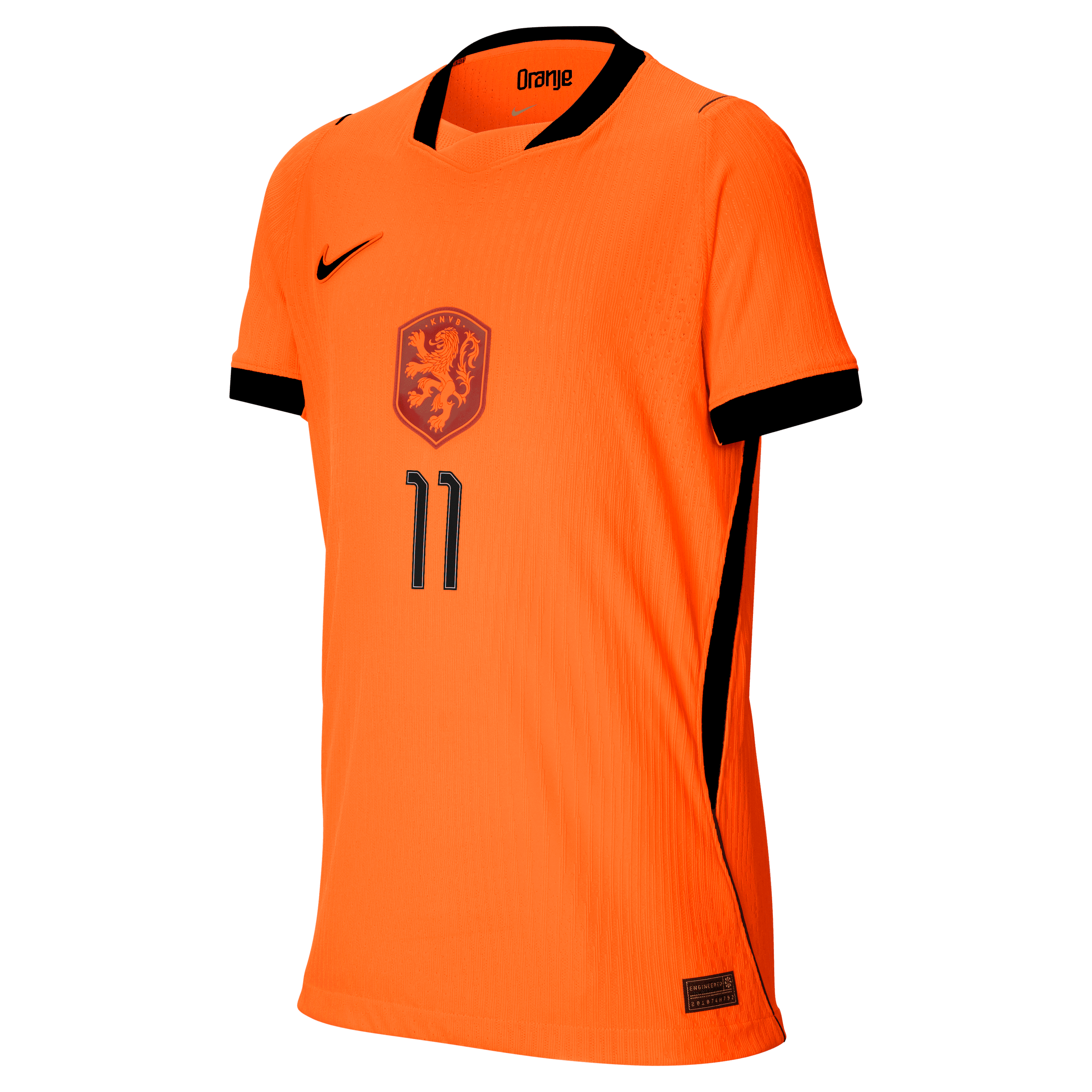 [SJH] Cody Gakpo Netherlands National Team Youth 2026 Home Match Authentic Jersey - Orange