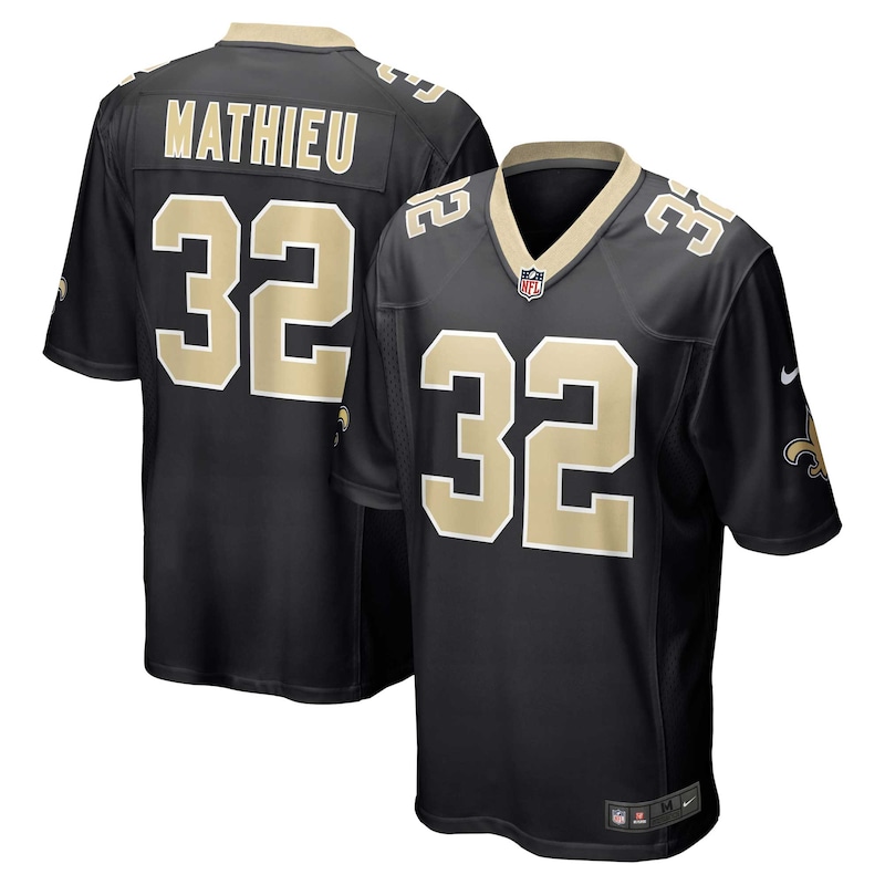 None Tyrann Mathieu NO Saints Bold Affordable Jersey Football Apparel