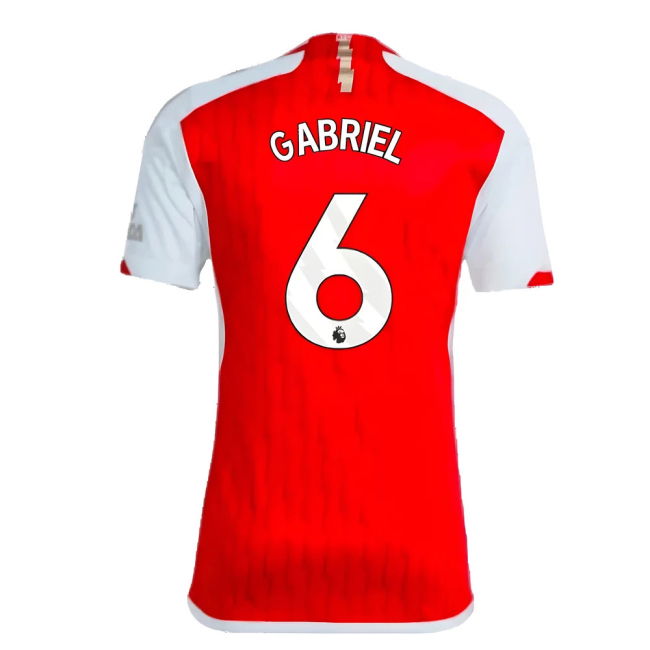 Arsenal Arsenal Home Shirt Gabriel #6 Durable Material Fan Gear Ne...