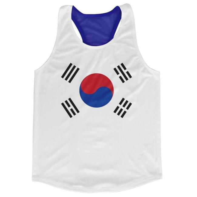 Performance-Driven South Korea Flag Running Vest World-Class