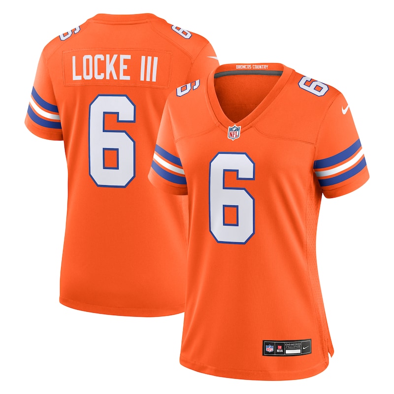 None P.J. Locke III Denver Broncos Great Value Game Jersey Football Ap