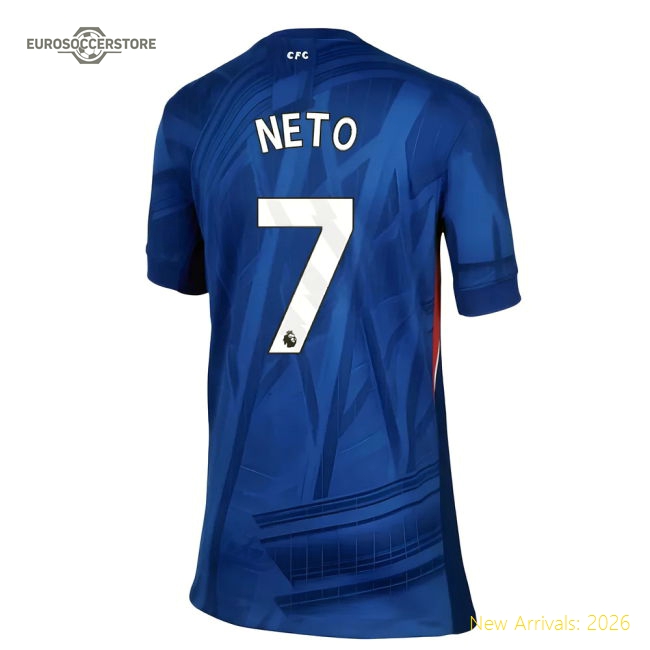 Chelsea 2024-25 Home Fan Version For Kids (Neto Game Day Jersey