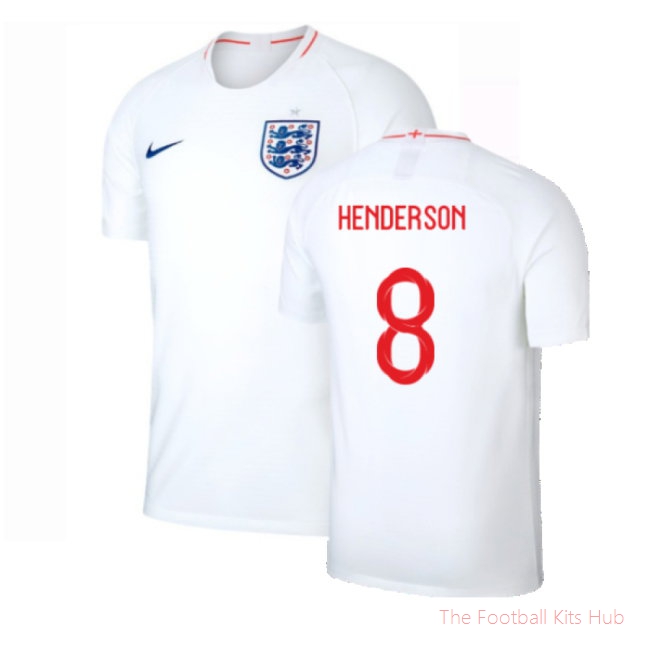 England 2018-19 Home Shirt (Infant M) (Excellent) (Henderson 8)