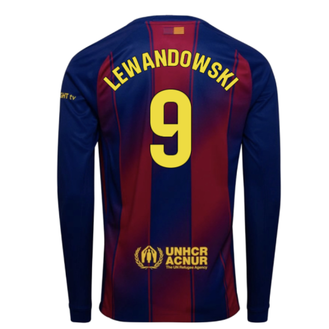 Barcelona Lewandowski Top-tier Home Jersey Spanish Football Dri-fit