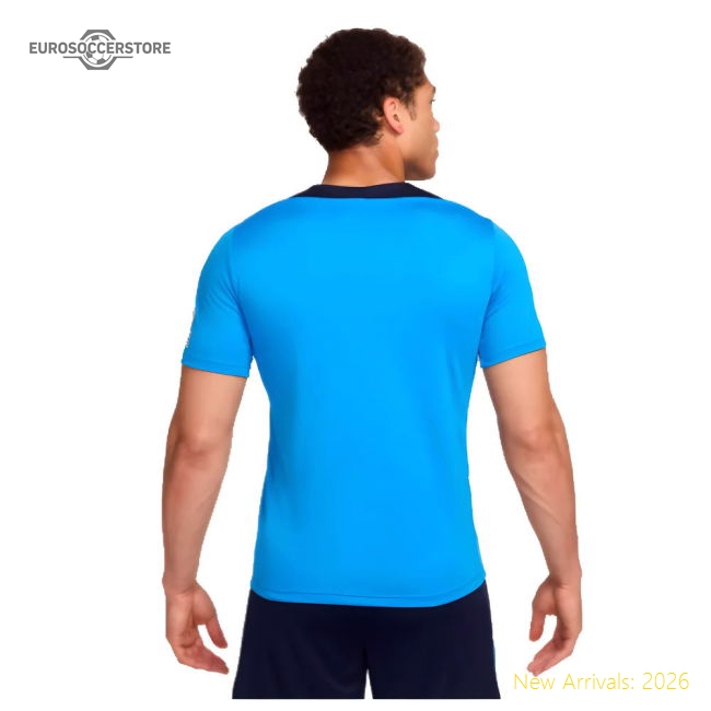 Official 2024-2025 Chelsea Strike Dri-fit Knit Shirt (light Photo