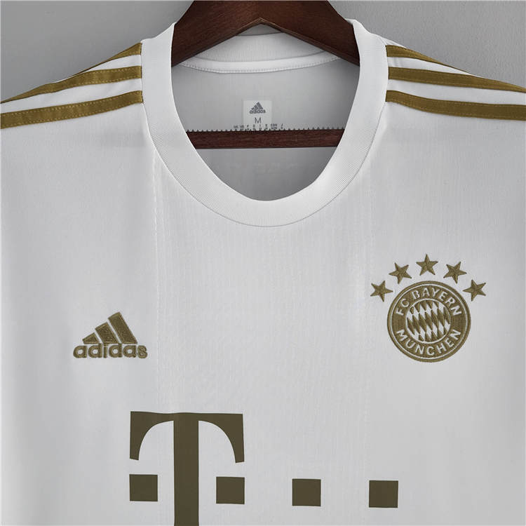 Bayern Munich 2223 Away White Soccer Jersey Football Shirt - Official