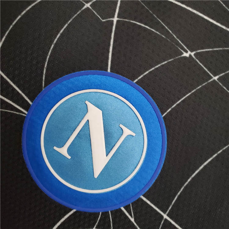 Napoli 21-22 Halloween Special Version Black Soccer Jersey Football