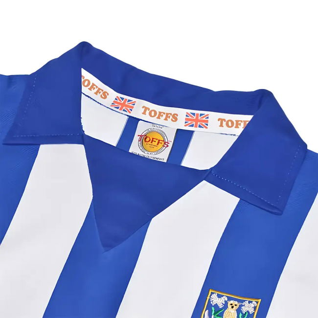Sheffield Wednesday 1970s Stripe Retro Football Top