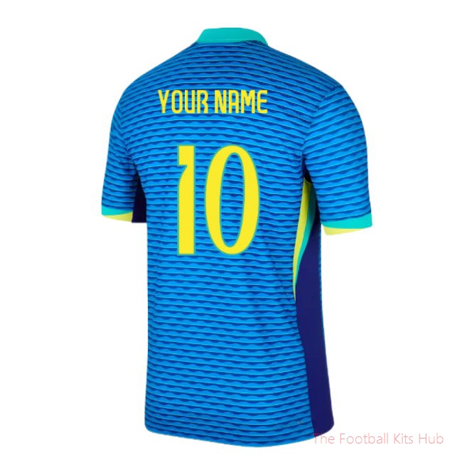 2024-2025 Brazil Away Dri-Fit ADV Match Shirt (Your Name)