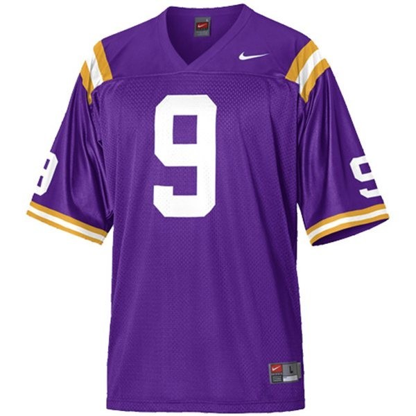 Youth Lsu Tigers #9 Jordan Jefferson Youth(kids) White V9a Jersey
