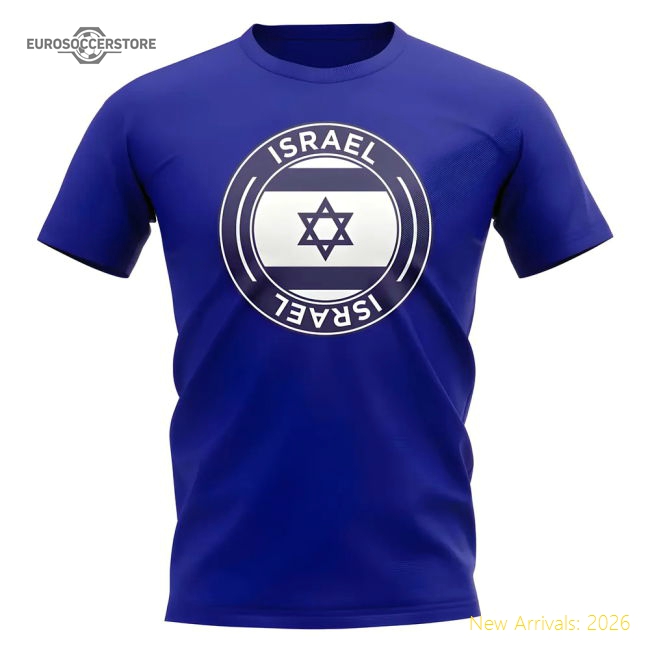 Israel Football Badge T-Shirt (Royal)