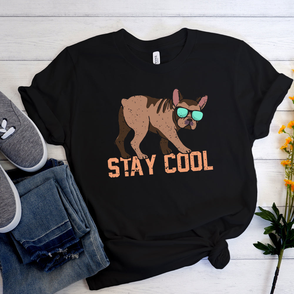 French Bulldog Stay Cool Short Sleeve Unisex T Shirt Comfy Pet Product