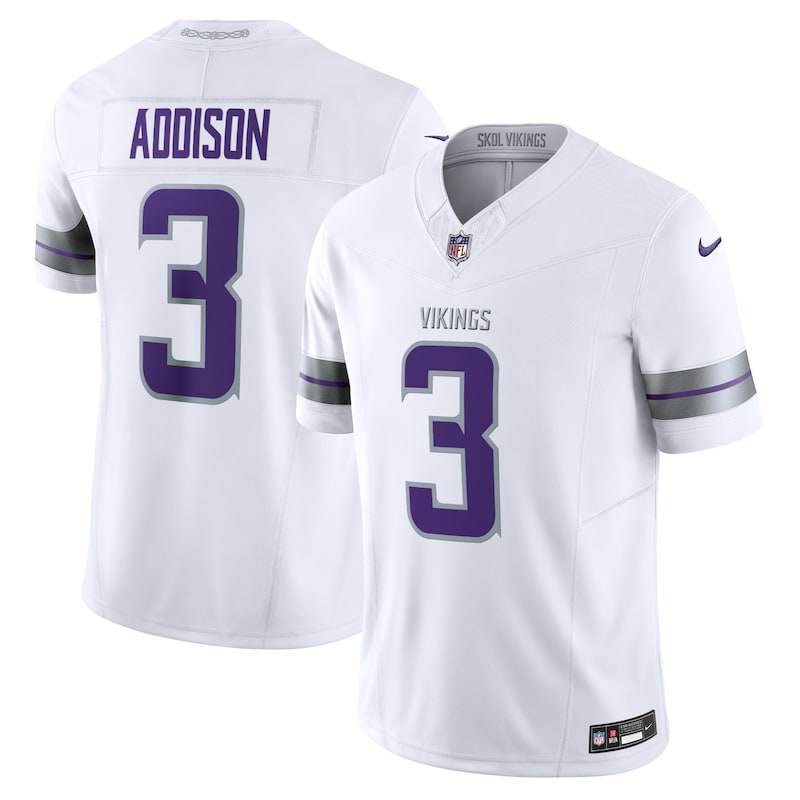 None Jordan Addison All-Pro MIN Vikings Durable Jersey Game Day Wear