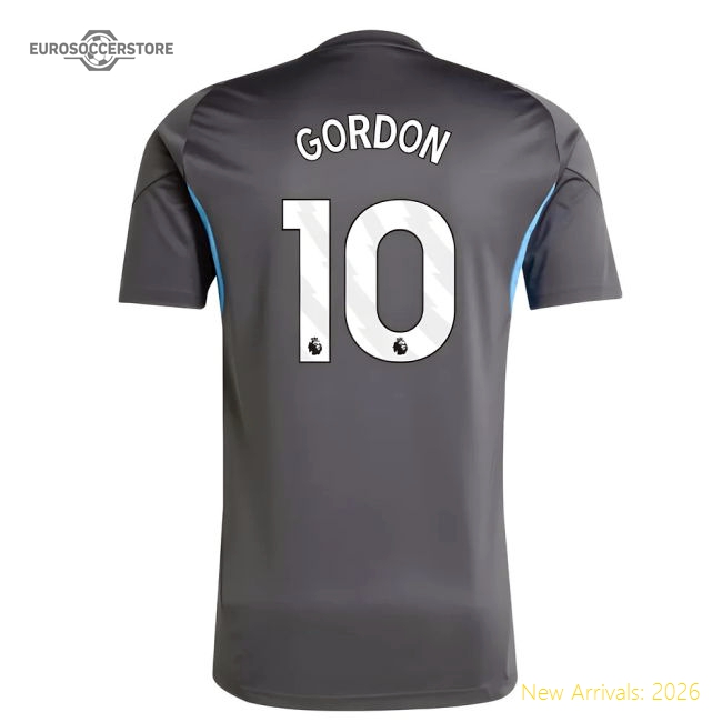 2025-2026 Newcastle Training Shirt (grey) (gordon 10) - Official Edition