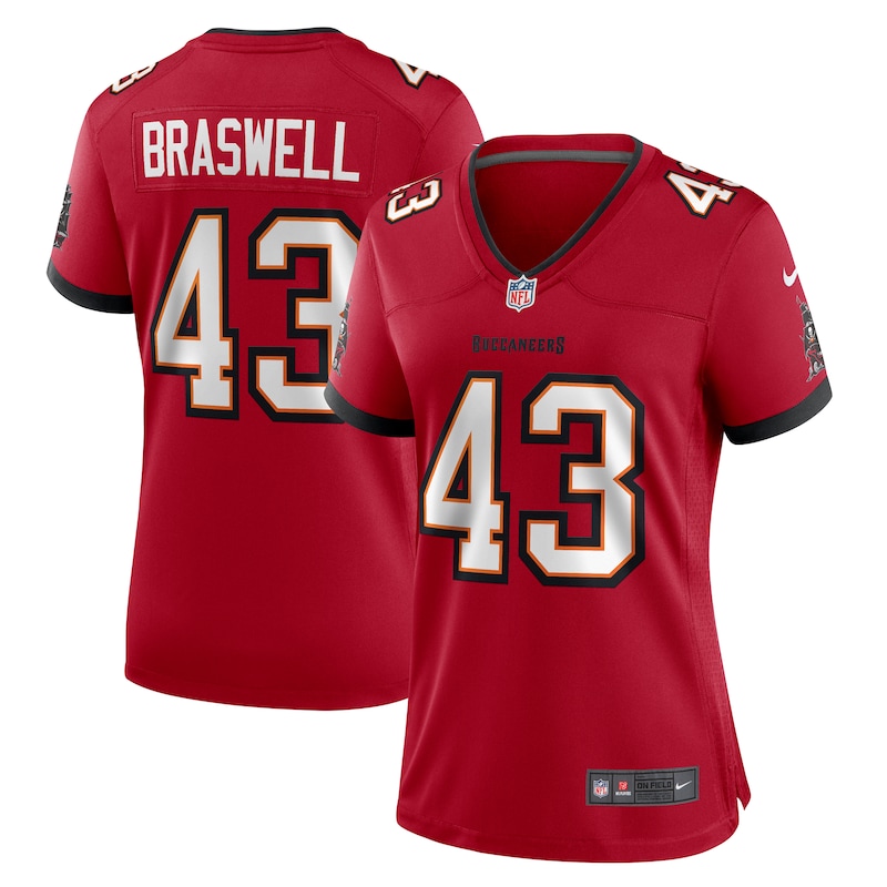 None Chris Braswell TB Buccaneers Modern Pro-Level Jersey Football App